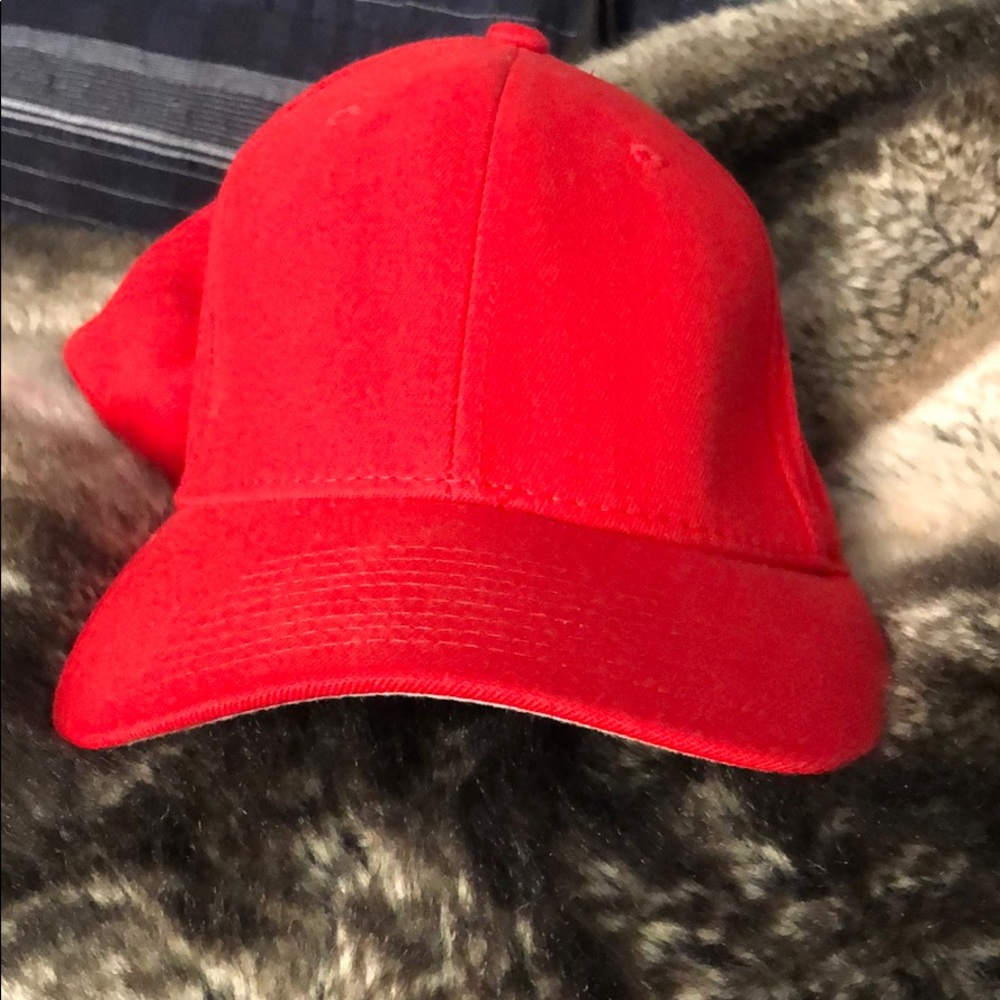 Red baseball cap